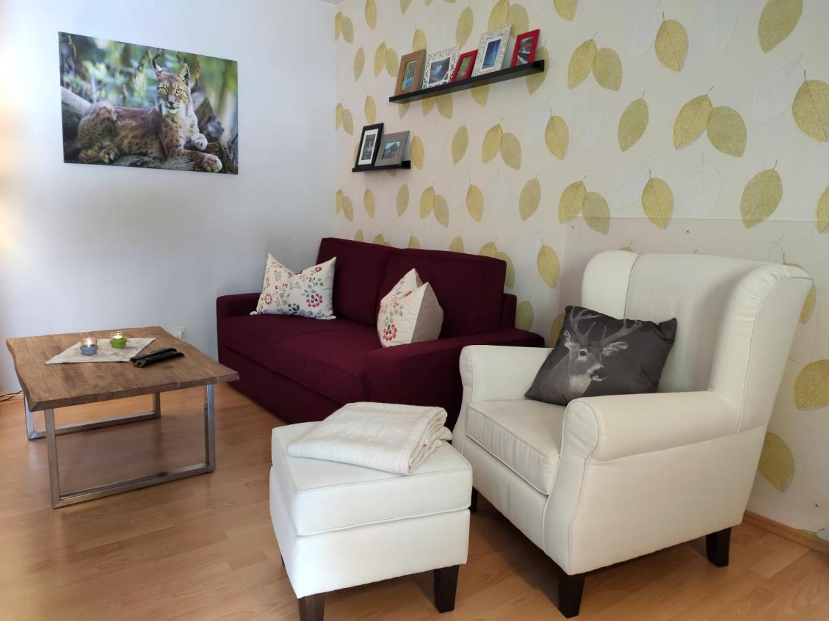 Ferienwohnung Harzluchs Mit Balkon, Netflix Und Sauna Im Haus Hohegeiß Eksteriør billede