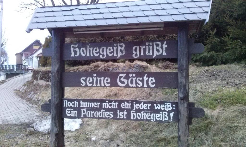 Ferienwohnung Harzluchs Mit Balkon, Netflix Und Sauna Im Haus Hohegeiß Værelse billede